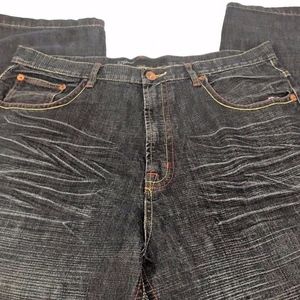 SOURCE Raw Denim High Waisted Relaxed  Fit Jeans